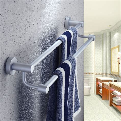 Shop towel racks & hooks at the container store. High quality towel rack Space aluminum towel rack Bathroom ...