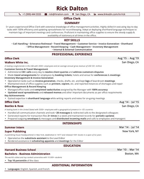 Microsoft Office 365 Resume 2023 Guide With 10 Template Examples