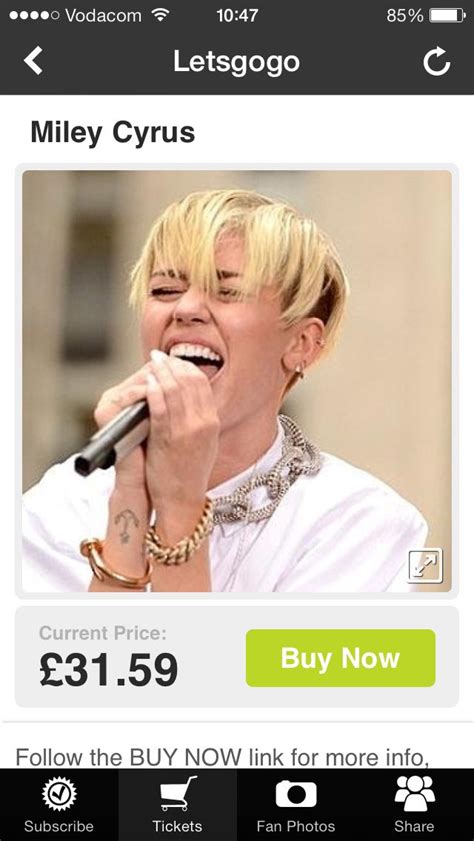 Others allow retailers to sell anything from amazon is known to vet sellers and remove fake products. @Miley Cyrus tickets NOW for sale in our App! Get the App ...