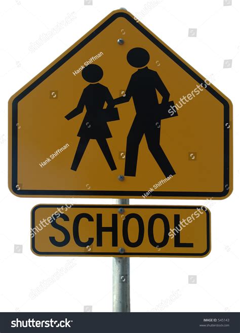 School Ahead Sign Stock Photo 545143 Shutterstock