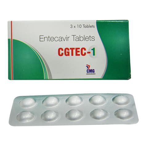 Cgtec Entecavir Tablets Packaging Type Strip At Rs 550box In Delhi