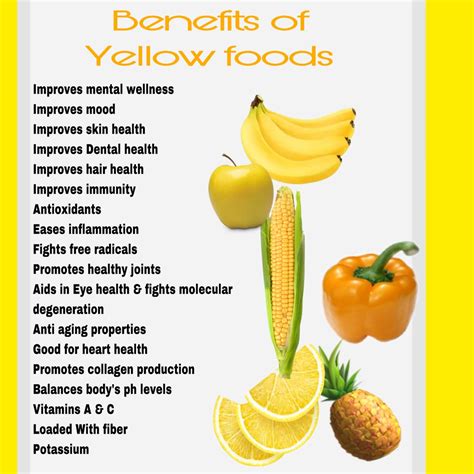 Benefits Of Yellow Foods In 2022 Healthy Joints Improve Skin Health