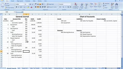 Lesson 2 Posting To General Ledger Accounts Youtube