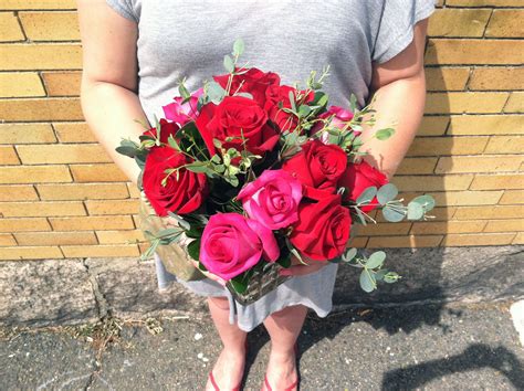 You can look at the address on the map. #engagemtnparty #flowers #red #pink #roses #eucalyptus # ...