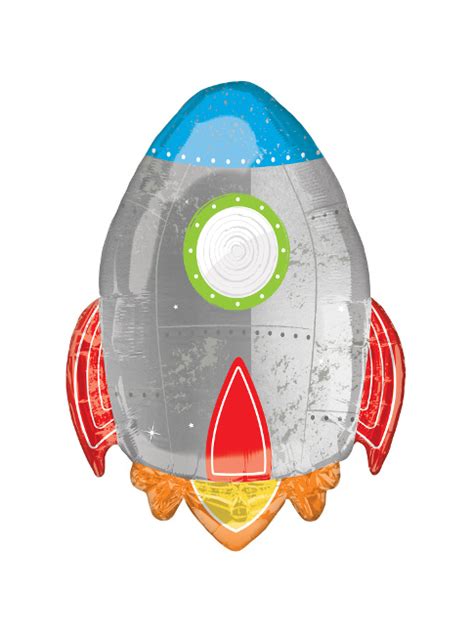 Es la principal dificultad radica en el hecho que un cohete espacial necesita una gran cantidad de combustible. Globo silueta XL de cohete espacial - 73 x 53 cm