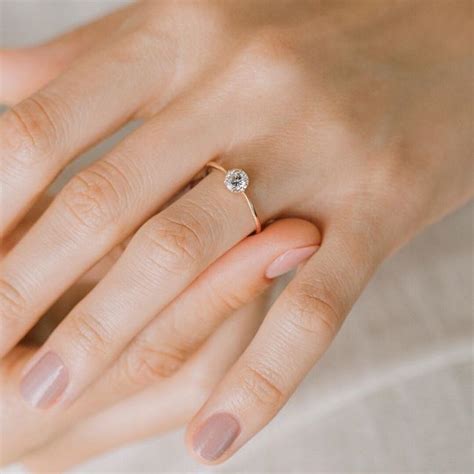 Our Most Delicate And Perfectly Simple Engagement Ring Was Designed To
