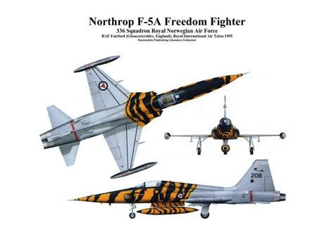 Northrop F A Freedom Fighter Us Light Fighter On Norwegian Air Force Service