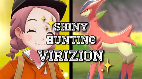 Live Shiny Hunting Virizion Pokemon Sword And Shield Youtube
