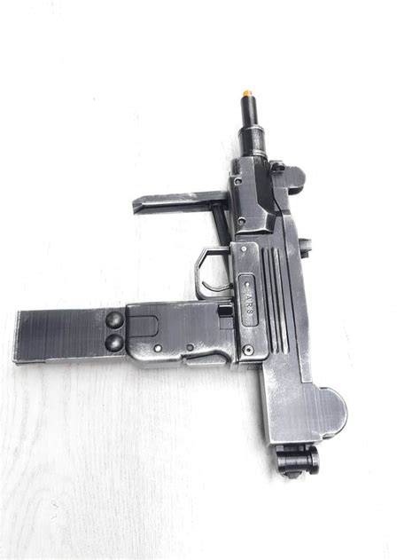 Mini Uzi 9mm Terminator Uzi 9mm Réplica Arma Arma De Tamaño Etsy México