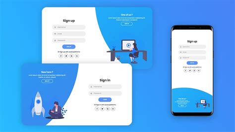 Responsive Login Form Using Html And Css Responsive Login Page Html Css