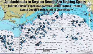 Apalachicola Fishing Map And Fishing Spots For Gps Florida Fishing
