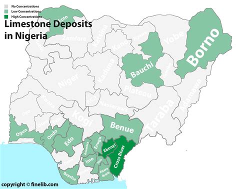 Limestone Mineral Deposits In Nigeria With Their Locations And Uses