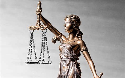Themis Statuette Of Justice Court Of Law Lawyers Statuette Of