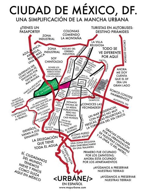 Con Estos Mapas Es Imposible Perderse Ciudad De México Turismo En