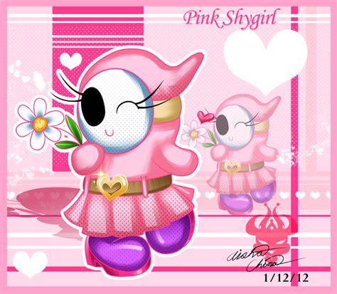 Pink Shy Girl Nintendo Villains Fan Art 29260568 Fanpop