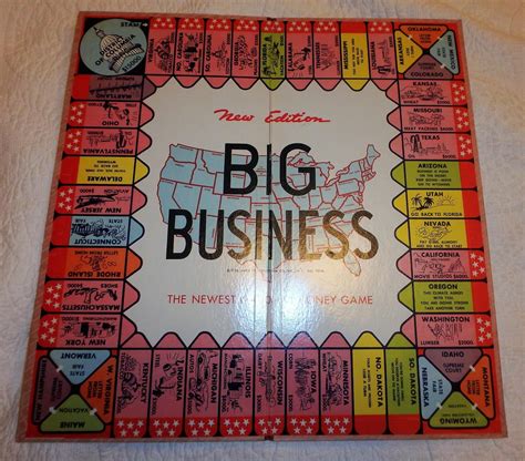 Big Business Board Game Etsy Big Business Board Games Games