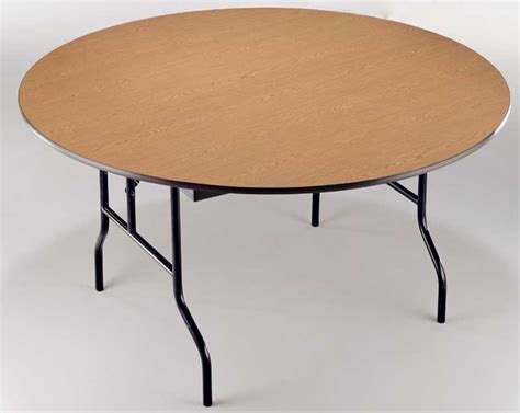 Midwest R48e Plywood Core 48 Inch Round Folding Table L Affordable