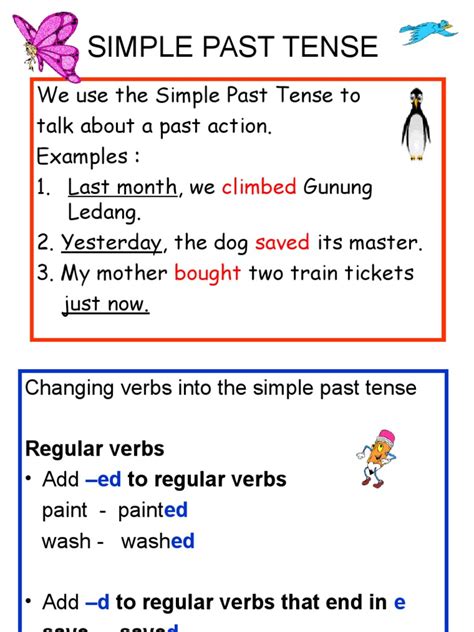Past Simple Examples