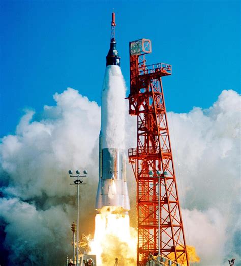 Nasa Mercury Atlas 7 Atlas Lv 3b Rocket Launch