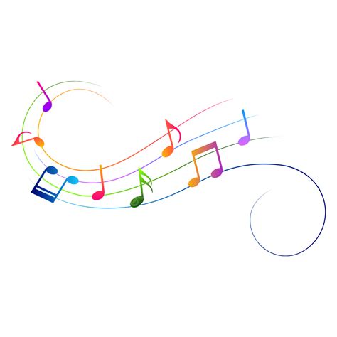 Music Notes Design With Swirls Music Notes Musical Elements Music