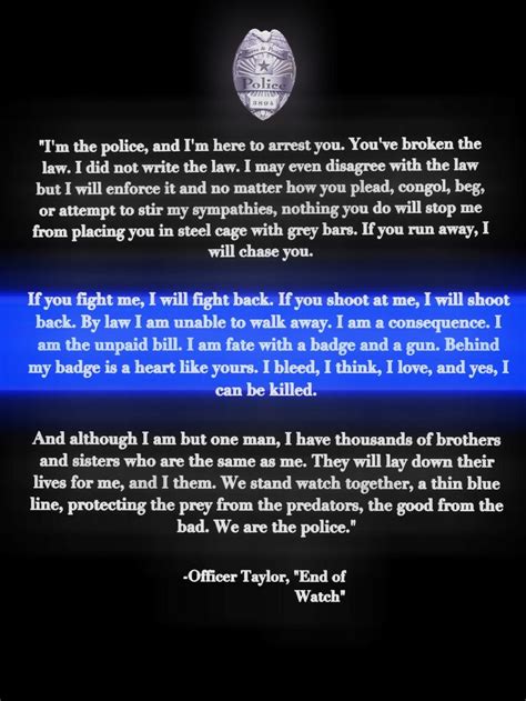 End of watch 2012 movie quotes. Police quote from movie "End of Watch" | Favorite ...