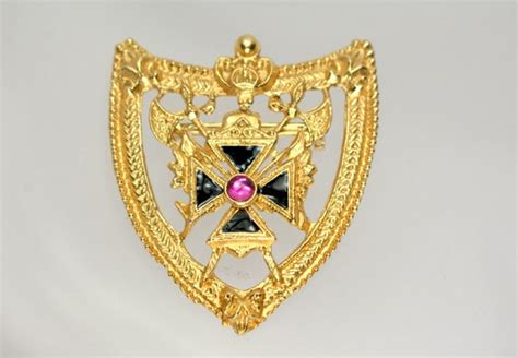 Crown Shield Cross Sword Crest Coat Of Arms Heraldic Gem