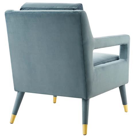 4.3 out of 5 stars with 6 ratings. Premise Accent Lounge Performance Velvet Armchair Light Blue