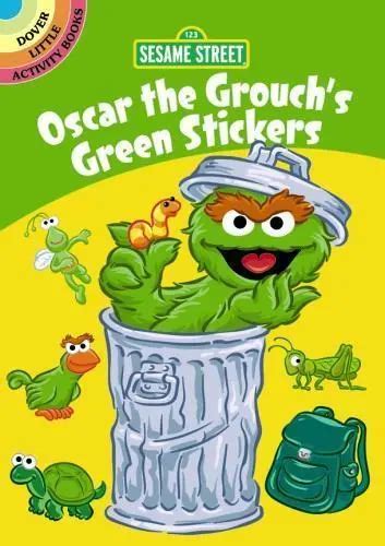 Sesame Street Oscar The Grouchs Green Stickers 25 Stickers Snake