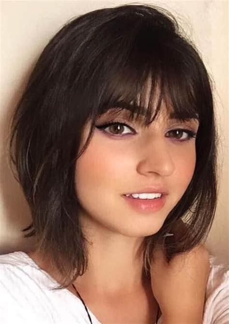 16 Short Hair With Bangs Hairstyles For Fine Hair