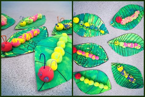 The Very Hungry Caterpillar Kindergarten Art Lessons Caterpillar Art