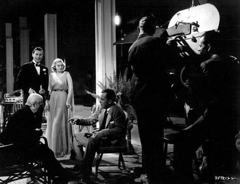 Lionel Barrymore Walter Pidgeon Jean Harlow And Director Jack Conway On The Set Of Saratoga