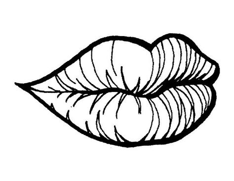 You are using food coloring because it's safe if ingested. Lips Coloring Pages - Coloring Home