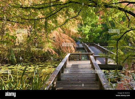 Van Dusen Botanical Gardens Vancouver Stock Photo Alamy