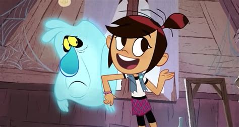 Molly Mcghee Meets Scratch The Ghost In New The Ghost Molly Mcgee Clip Ashly Burch Dana