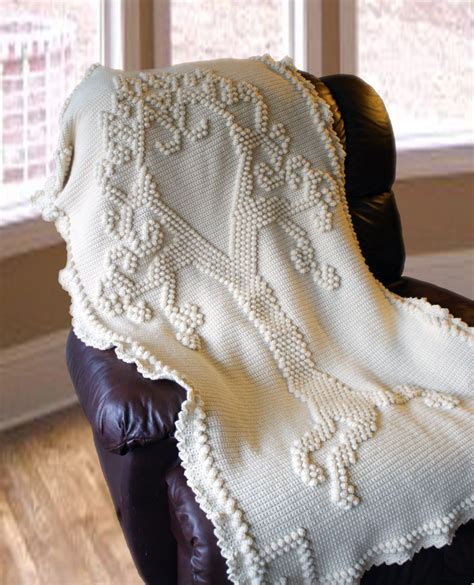 Crochet Pattern Tree Of Love Heirloom Afghan Wedding T Blanket Baby