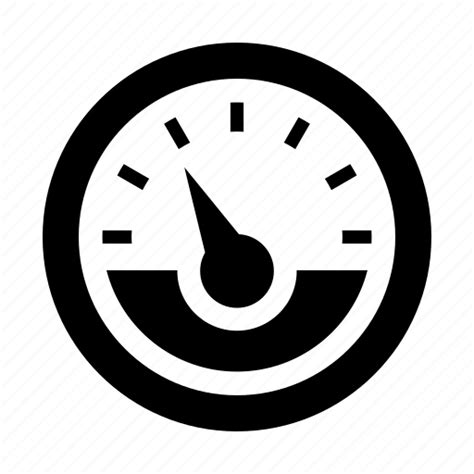 Dashboard Measurement Performance Pressure Speed Speedometer Icon