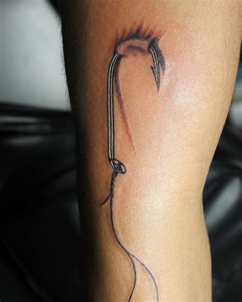Fish Hook Tattoo Fishing Hook Tattoo Hook Tattoos Tattoos For Guys