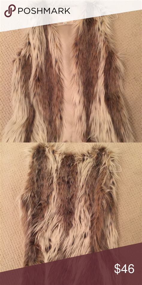 fabulous furs vest size m but could fit smaller or larger only worn a number of times fabulous