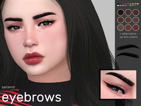 Sims 4 Eyebrows Cc Multimediakum