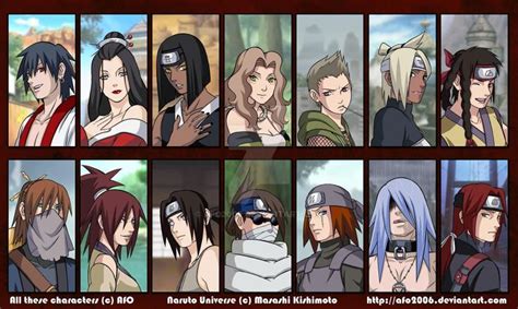 Full Picture All My Naruto Ocs By Afo2006 On Deviantart Naruto