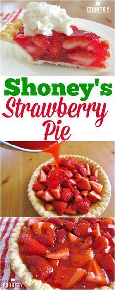 Shoneys Strawberry Pie