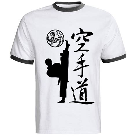 New Arrival Karate Martial Arts Kick Shotokan Men T Shirt 100 Cotton Short Sleeve Shotokan T