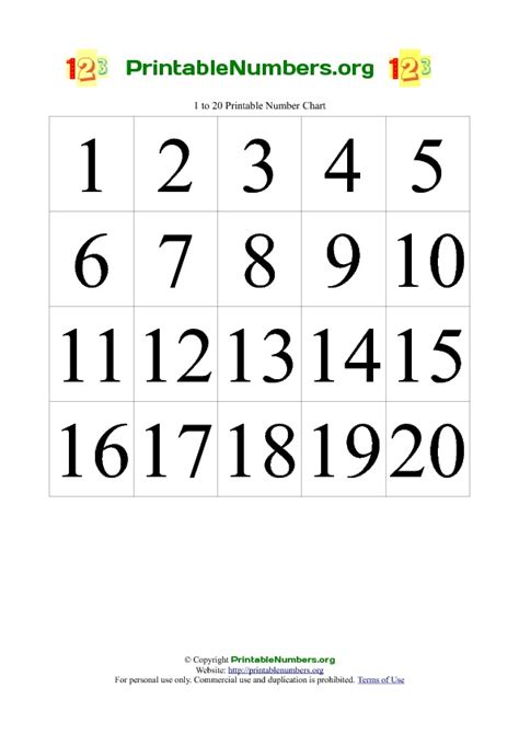 9 Best Images Of Free Printable Number Chart 1 120