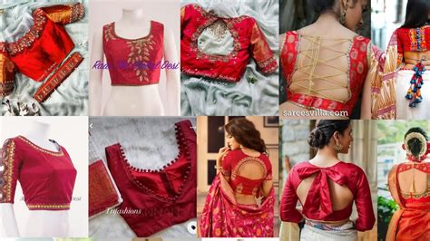 latest new red blouse designs 2023 stylish red blouse designs 💕beautiful red blouse designs 🥰
