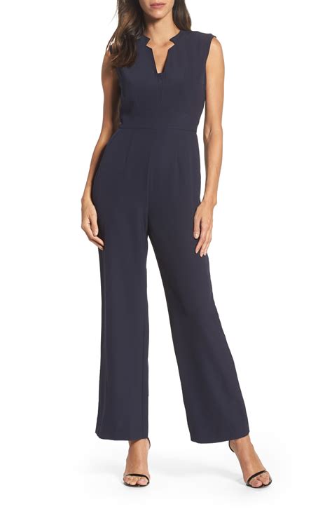 Tahari Crepe Jumpsuit Nordstrom