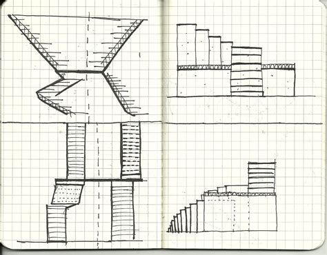 Joshua Yong Stairs Section Drawings