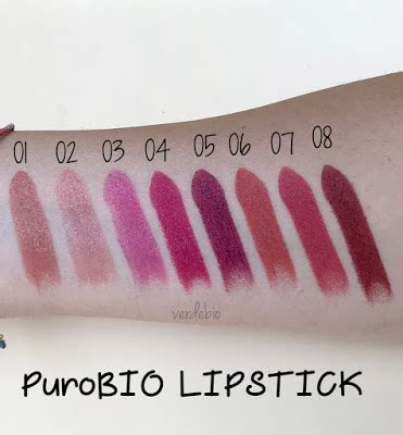 Maybe you would like to learn more about one of these? PuroBIO Cosmetics LIPSTICKS SWATCHES - APPLICAZIONE ...