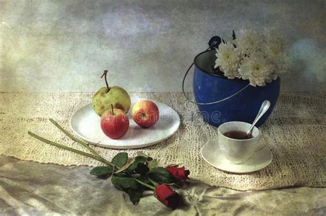 Still Life Of Tea Table Stock Image Image Of Still 113207123