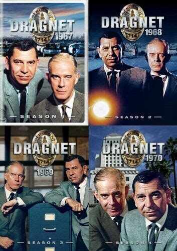 Dragnet 1967 1970 Complete Tv Series Season 1 4 1 2 3 4 Bonus New