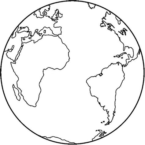 Earth day coloring pages for kids you can print and color. World Map Coloring Page For Kids - Coloring Home